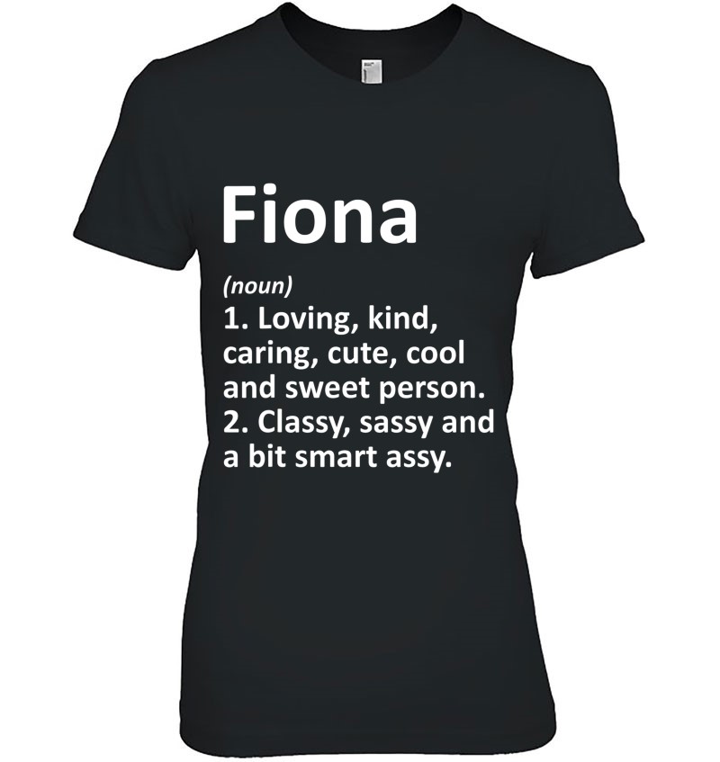 Fiona Definition Personalized Name Funny Birthday Gift Idea