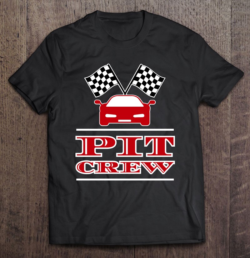 Halloween Pit Crew Costume Car Racing Flag Design