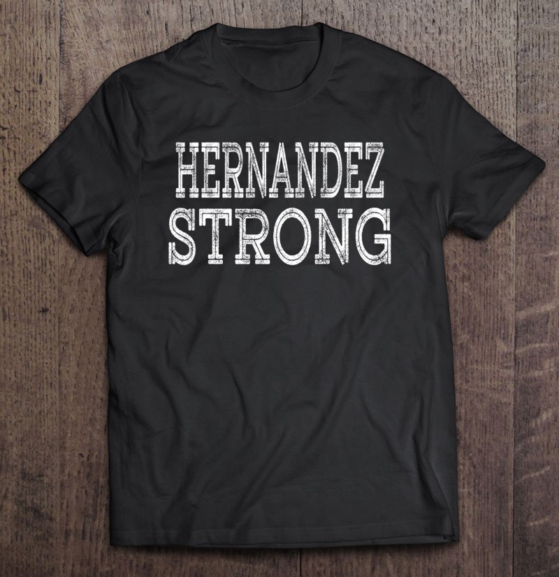 HERNANDEZ T SHIRT PERSONALISED TEE SUR NAME FAMILY NAME CUSTOM 