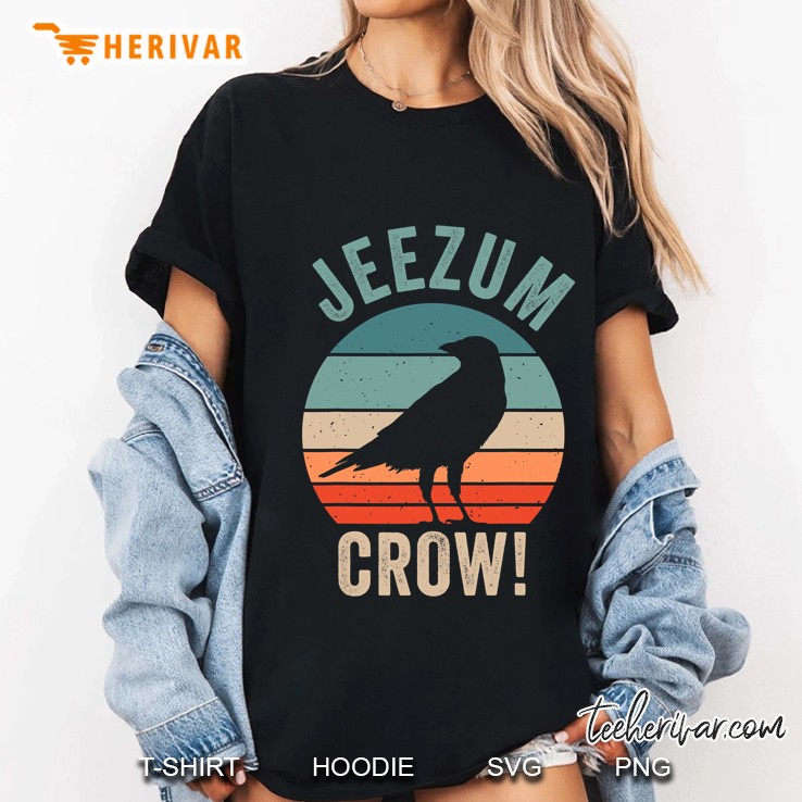 Jeezum Crow Vermont Raven Christian Ladies Tee
