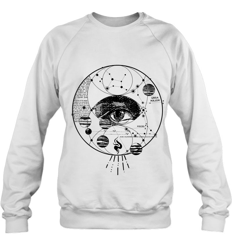 Sacred Geometry Pisces Eye Trinity Sweatshirt