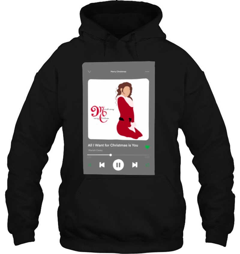 All I Want For Christmas Is You Spotify Classic Hoodie