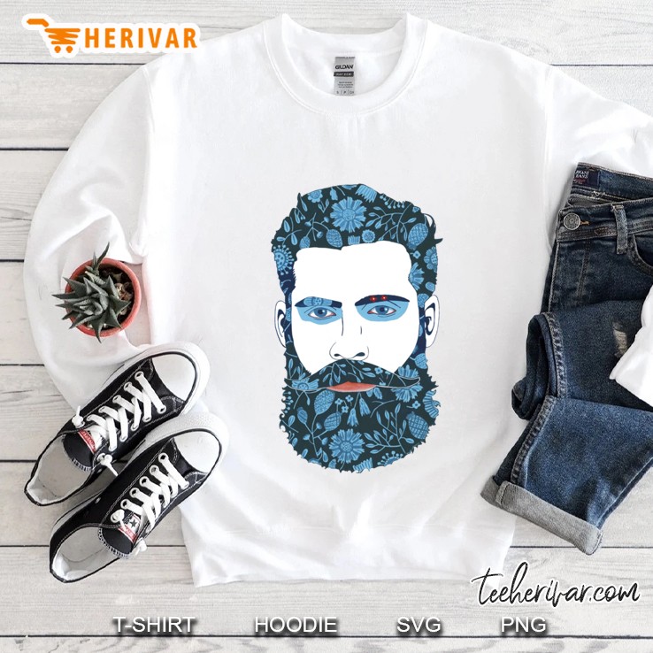 Beard Power Floral Man Classic Sweatshirt