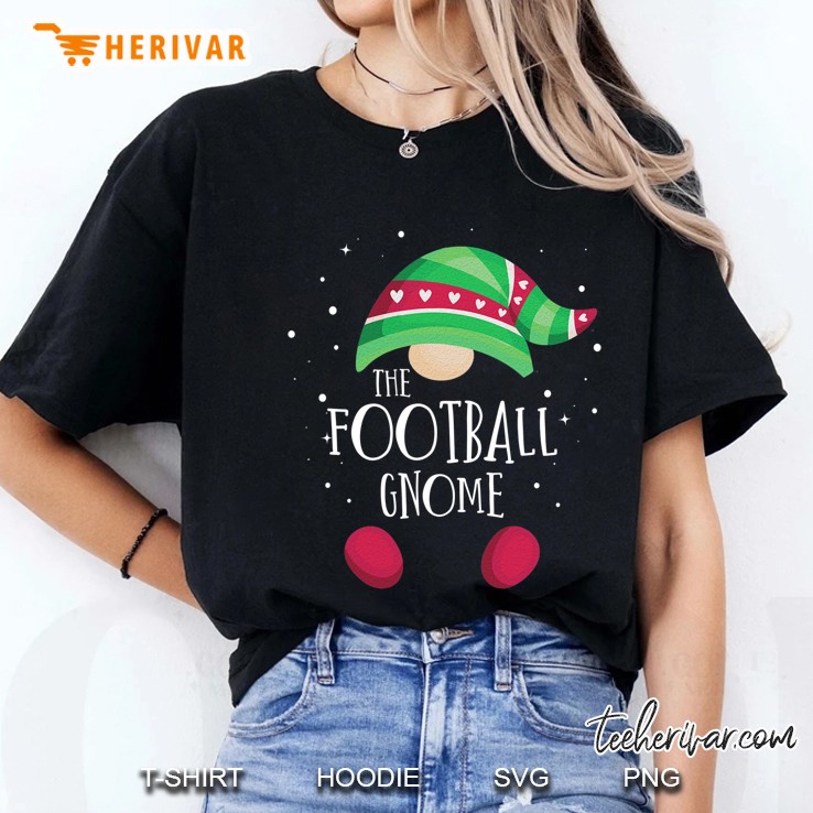 Football Gnome Matching Christmas Pjs Family Pajamas Ladies Tee