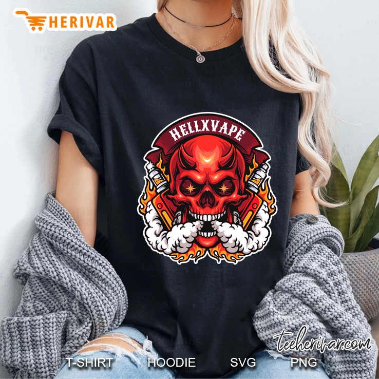 Devil Vape Hell X Vape Halloween Costume Ladies Tee