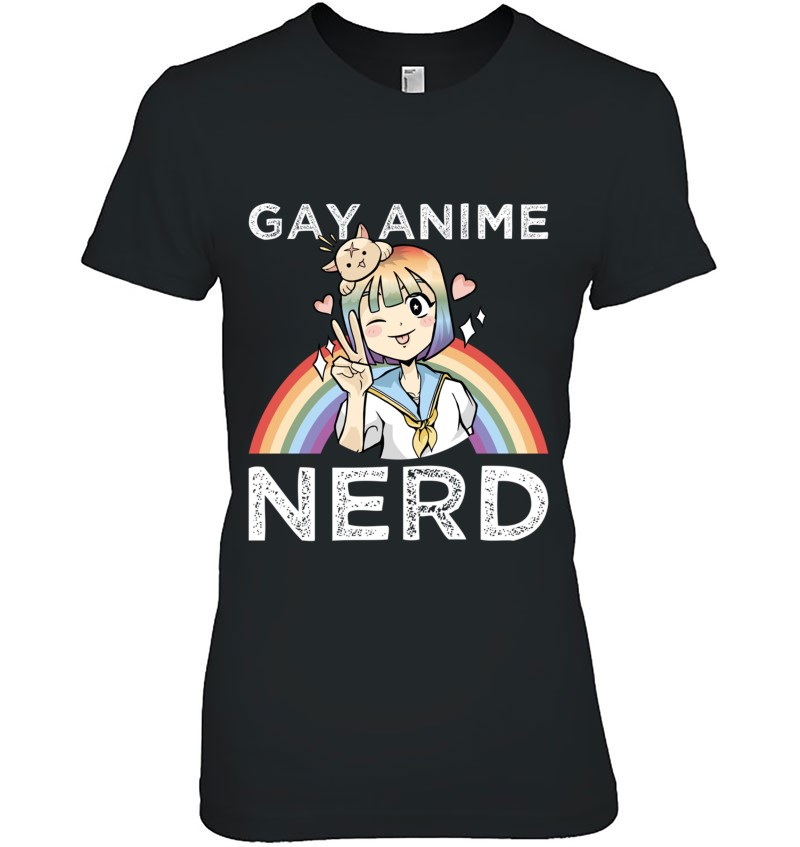 Lgbtq Rainbow Gay Anime Nerd Kawaii Neko Girl Pride Otaku Mugs