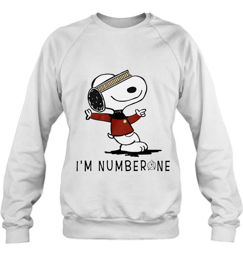 Star Trek Snoopy I’M Number One Sweatshirt