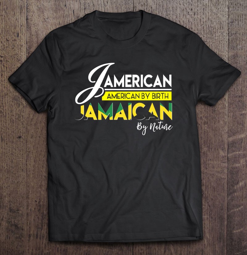 Jamaica Shirt Jamerican Jamaican American Jamaica Flag Color Pullover