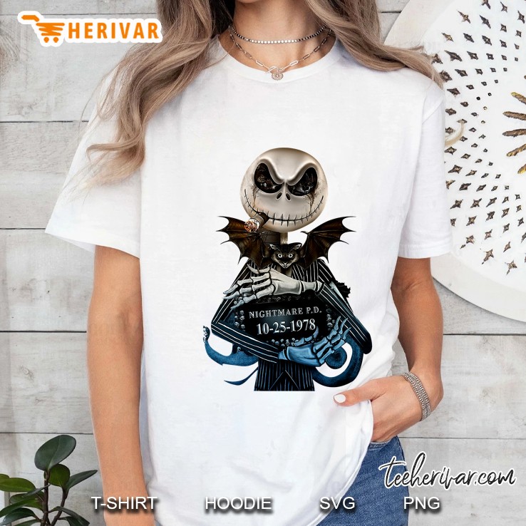 Nightmare Halloween Jack Skellington Halloween Funny Halloween Classic Ladies Tee