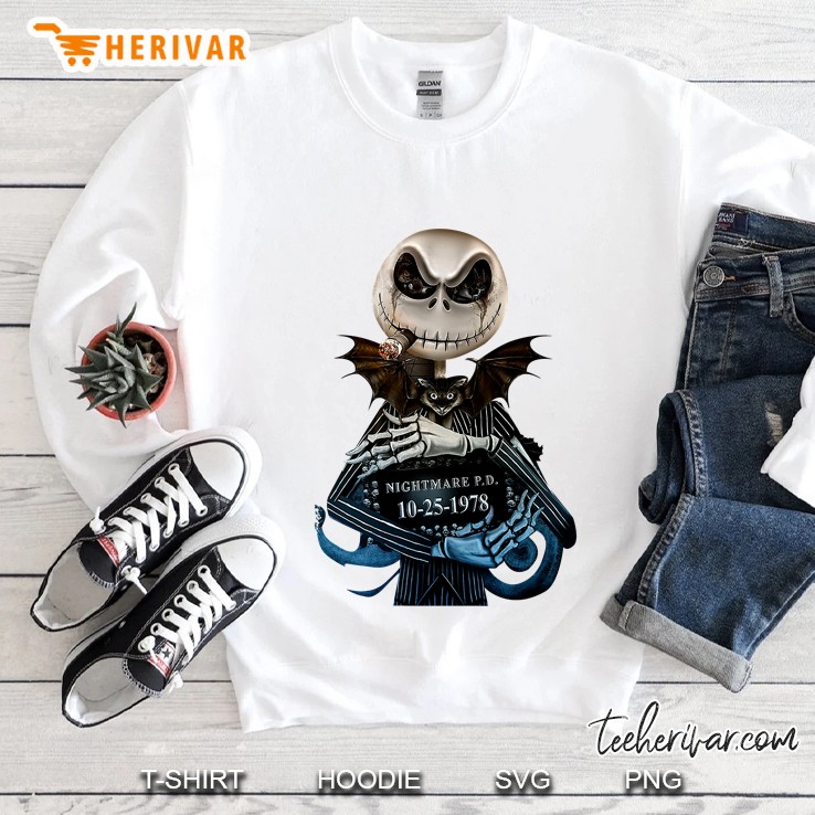 Nightmare Halloween Jack Skellington Halloween Funny Halloween Classic Sweatshirt