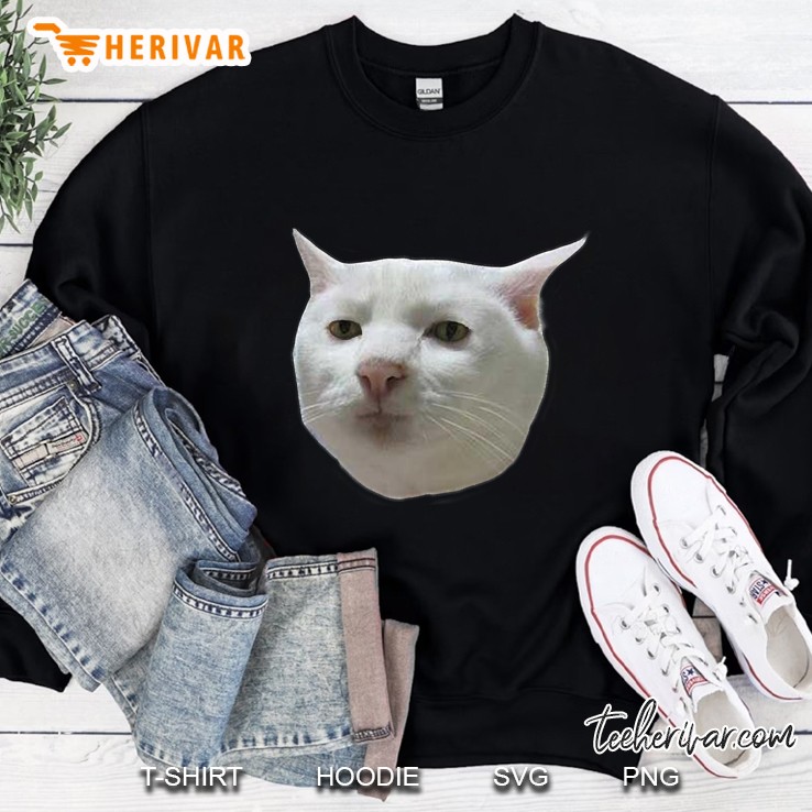 Polite Cat Essential Humor Face Sweatshirt