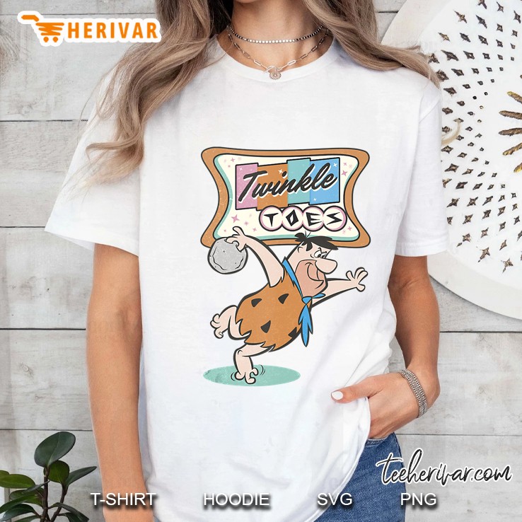 The Flintstones Twinkle Toes Fred Flintstone Bowling Alley Tank Top Ladies Tee