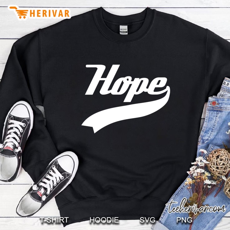 Hope Slogan Quote Christian Religious Jesus Christ Christmas Men_S Christian Jesus Christian Classic Sweatshirt
