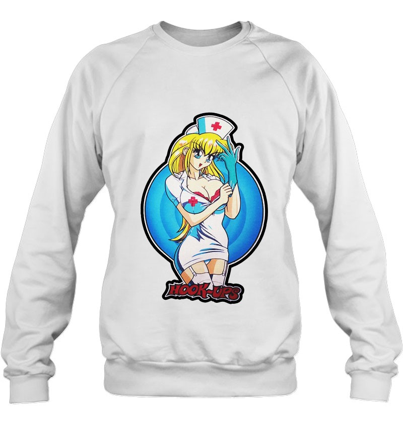 The Anime Hook Ups Nurse Japanese Shirt Essential Sweatshirt