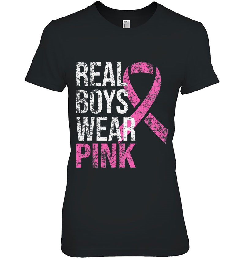 Real Boys Wear Pink Breast Cancer Awareness Mugs
