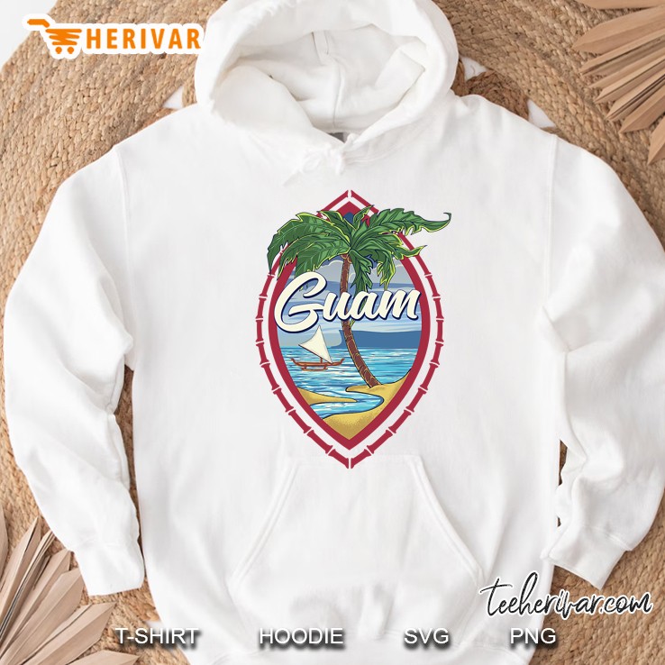 671 Hafa Adai Guam Seal Hoodie