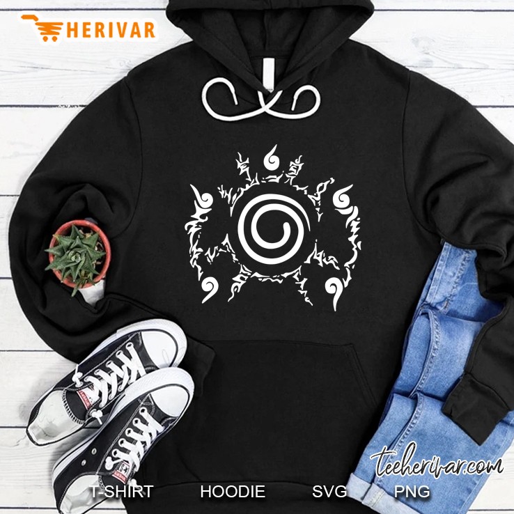 9 Tail Kurama Seal Japanese Manga Lover Gift Hoodie