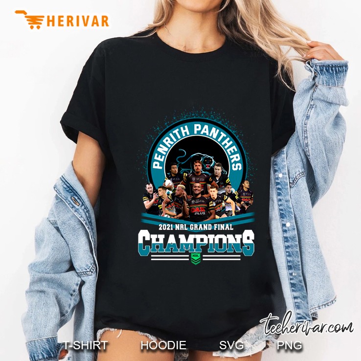 Penrith Panthers 2021 Nrl Grand Final Champions Ladies Tee