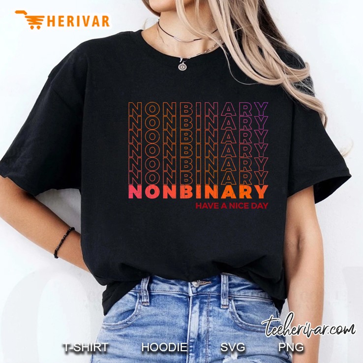 Mens Nonbinary Transgender Gift Idea Genderqueer Pride Lgbtqia Ladies Tee