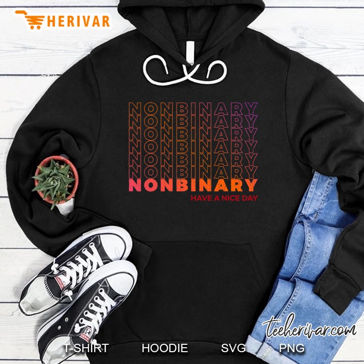 Mens Nonbinary Transgender Gift Idea Genderqueer Pride Lgbtqia Hoodie