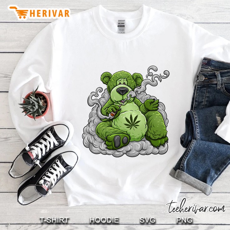 Bear Smoking Weed Marijuana Funny Weed Bear Sweatshirt