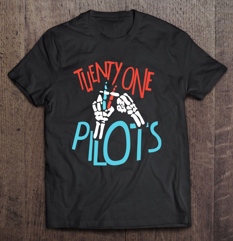 21 Pilots Twenty One Pilots Skeleton Hands Shirt