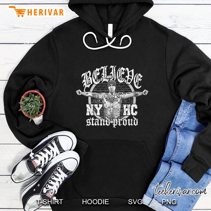 Roger Miret Believe New York Hardcore Stand Proud Hoodie