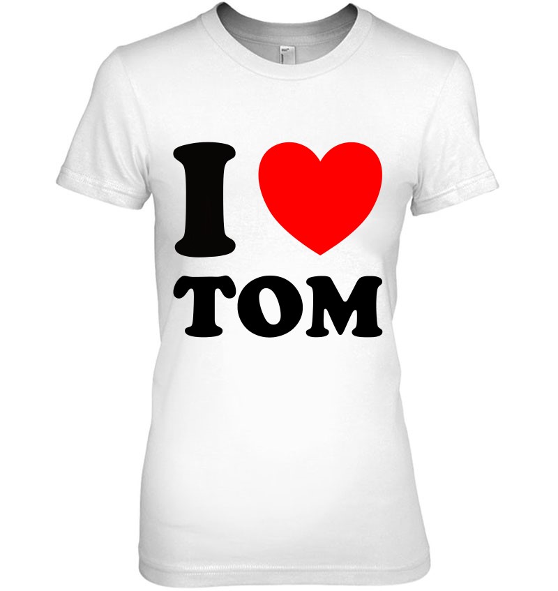 I Love Tom Name Personalized Custom Valentine's Day Mugs