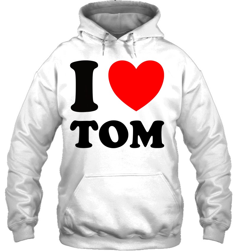 I Love Tom Name Personalized Custom Valentine's Day Mugs