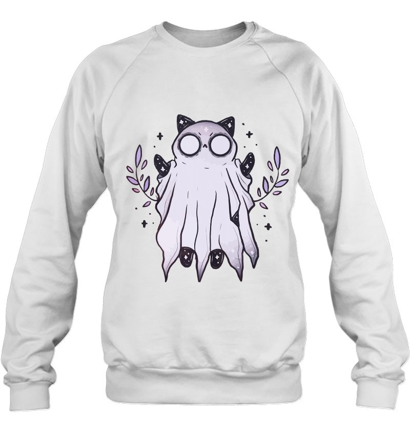 Kawaii Pastel Goth Art Creepy Cute Ghost Demon Halloween Sweatshirt