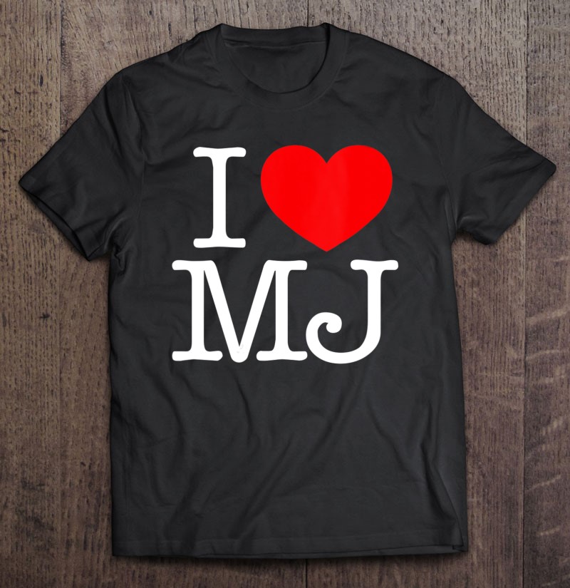 I Love (Heart) Mj Michael Jackson Shirt