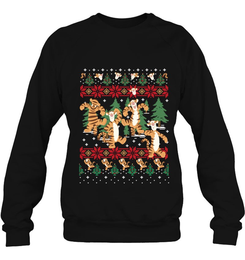 Christmas Winnie The Pooh Tigger Ugly Sweater Sweatshirt