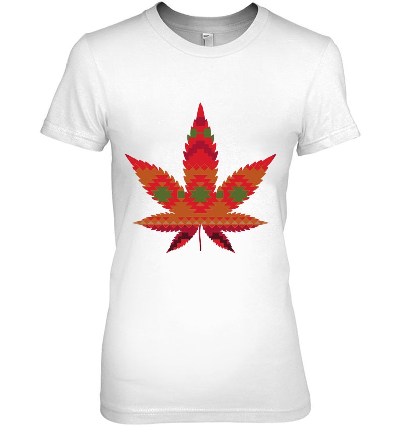 Native Marijuana Weed Leaf Mexican Aztec Mayan Cannabis Gift T-Shirts ...