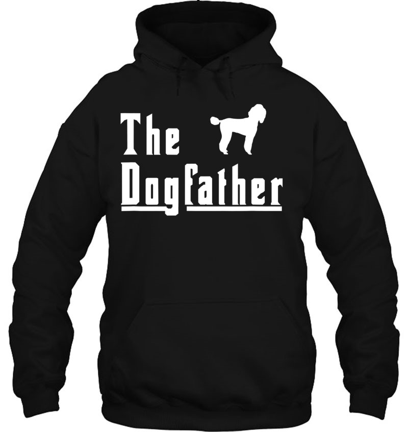 Mens The Dogfather Poodle Dog Gift