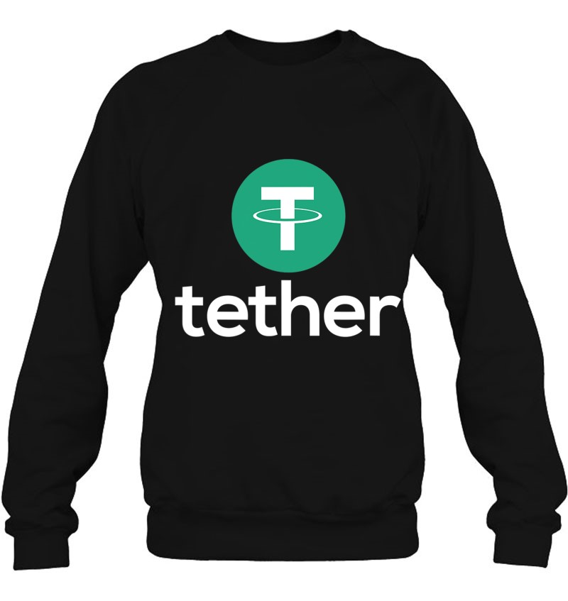 Tether Usdt Logo Shirt Cryptocurrency Digital Coin Sweatshirt