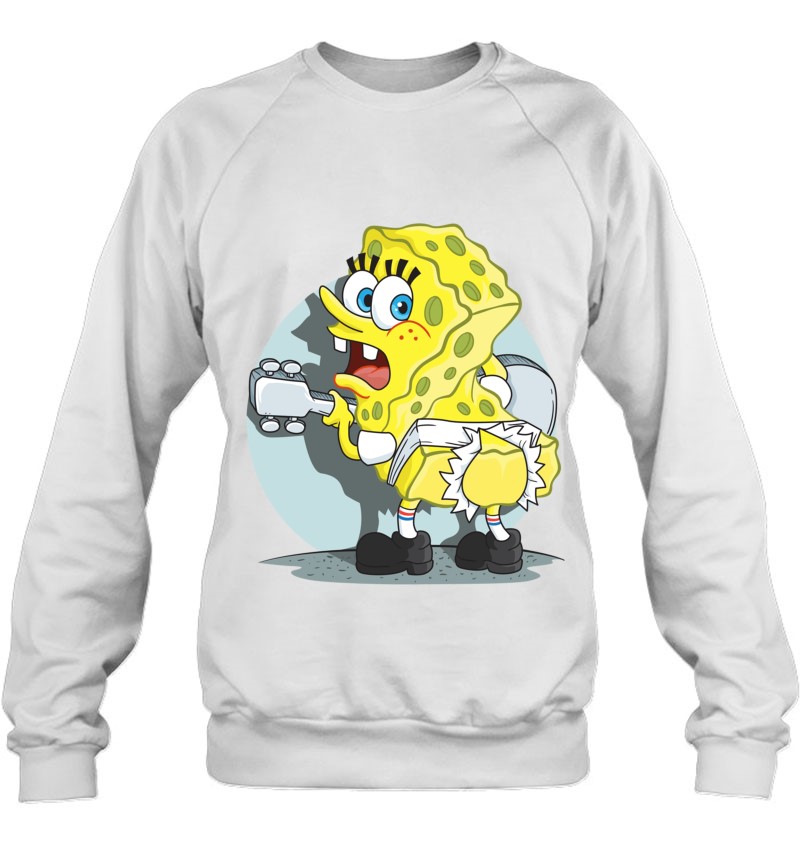 Spongebob Squarepants - Spongebob Ripped Pants Sweatshirt