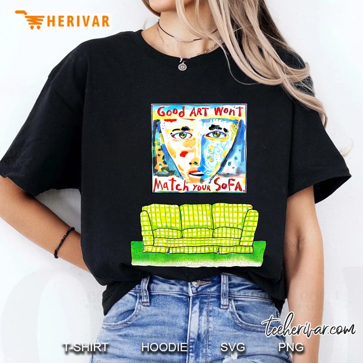 Good Art Won’t Match Your Sofa 1992 Fred Babb Vintage Ladies Tee