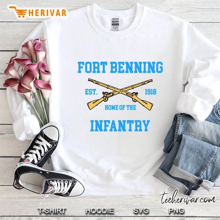 Army Fort Benning Est. 1918 Home Of The Infantry Grunt Sweatshirt