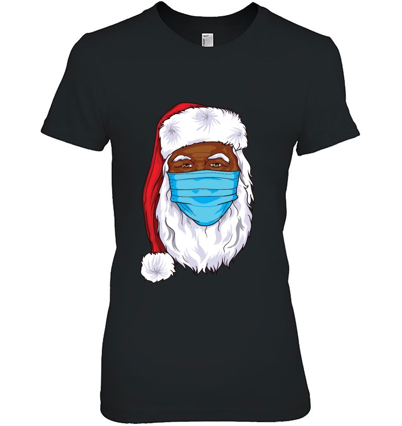 Black Christmas Santa Claus Face Mask Men Women Hoodie