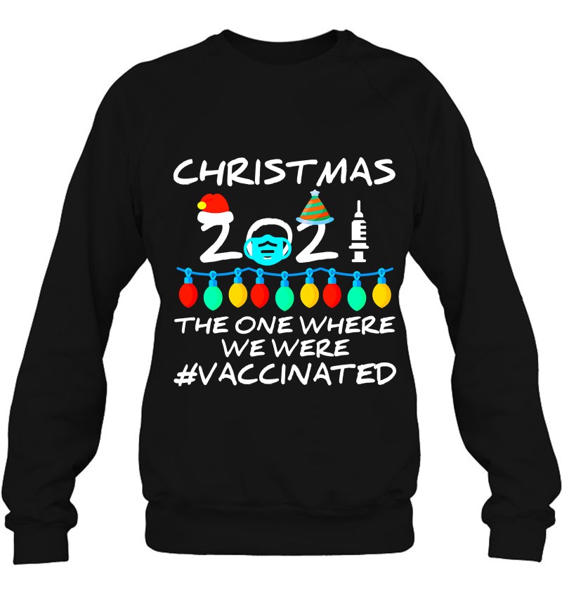 2021 Covid Vaccine Christmas Lights Ornament The One Where Mugs