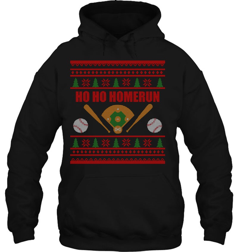Ho Ho Homerun Funny Baseball Player Boy Christmas Gift Mugs