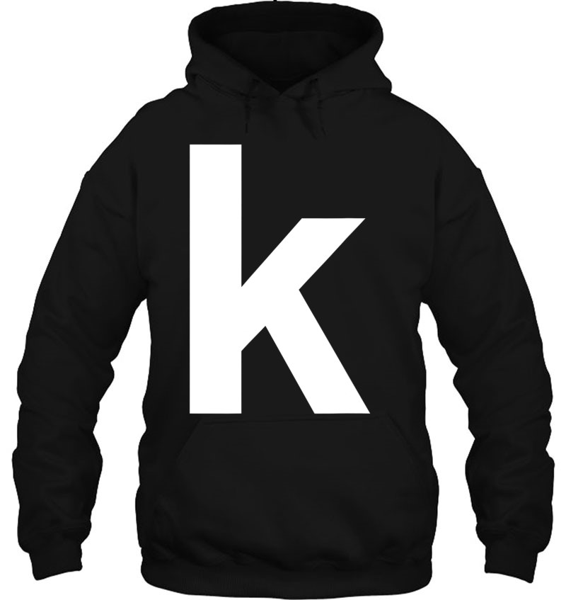 Letter K Shirt Lower Case Alphabet