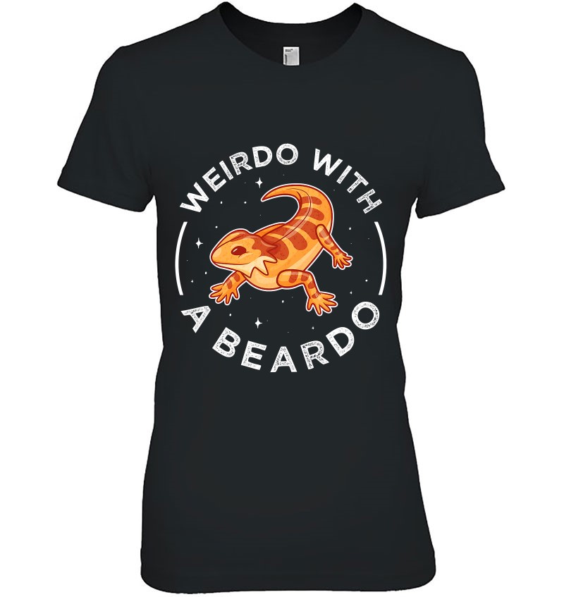 Beardie Lizard Puns Weirdo With A Beardo Bearded Dragon Sweatshirt