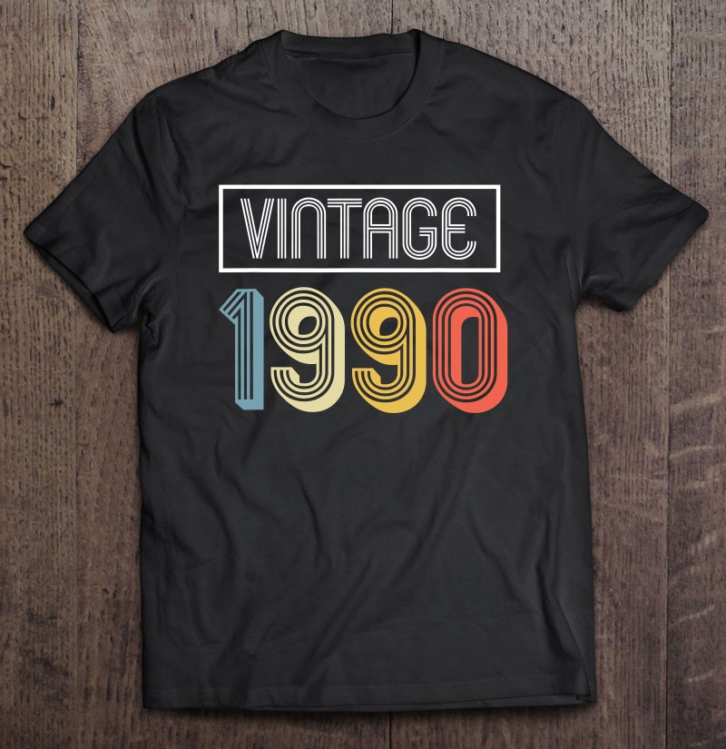 Vintage 1990 Birthday 31St Birthday Shirt