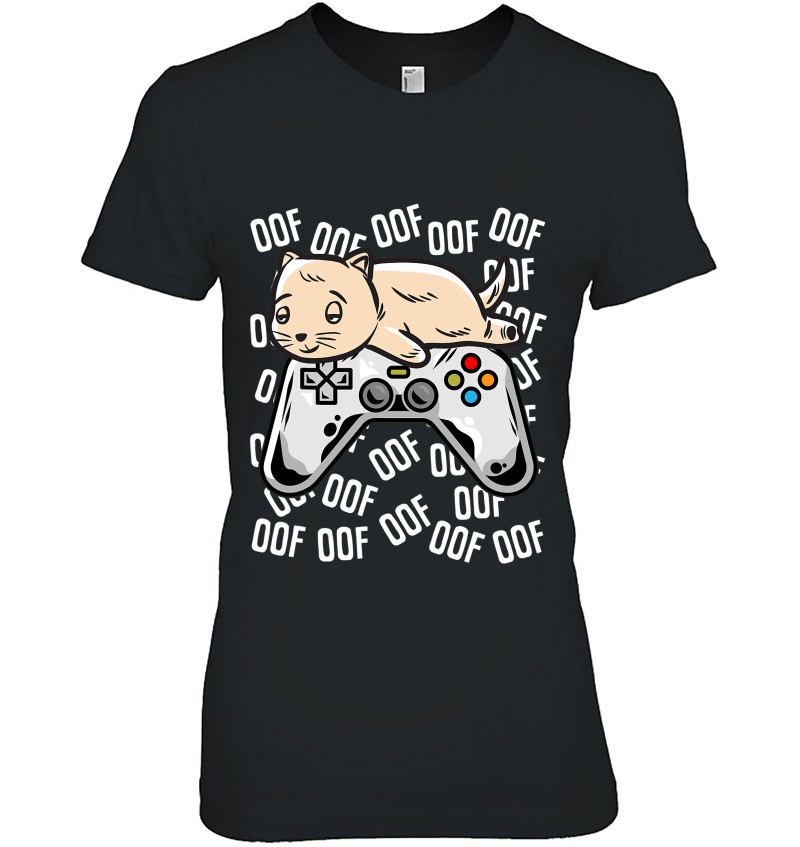 Cat Video Game Noob Oof Shirt Kids Boys Girls Gift Mugs