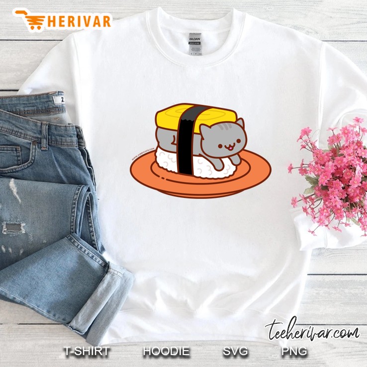 Funny Cat - Sushi Cats - Tamago Sweatshirt