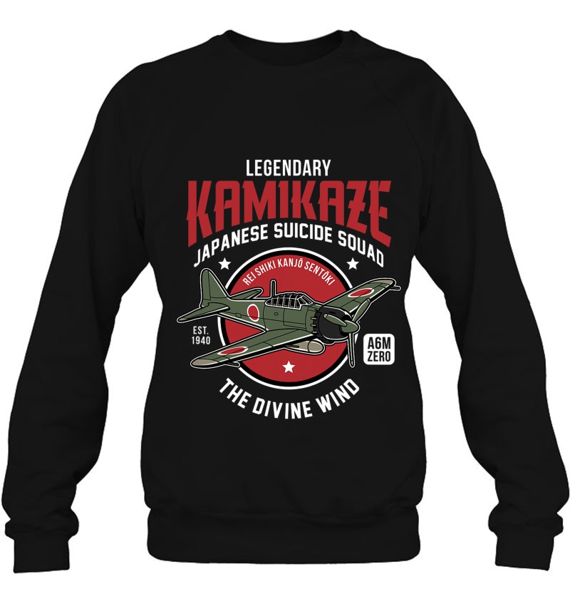 A6m Zero Legendary Kamikaze Japanese Sweatshirt