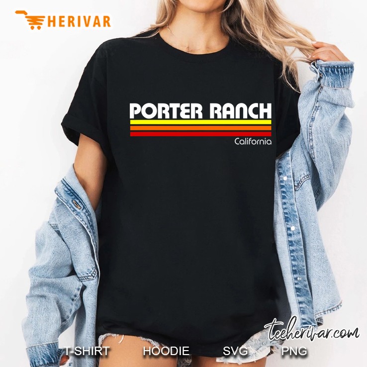 Retro Porter Ranch California Vintage Retro Ladies Tee