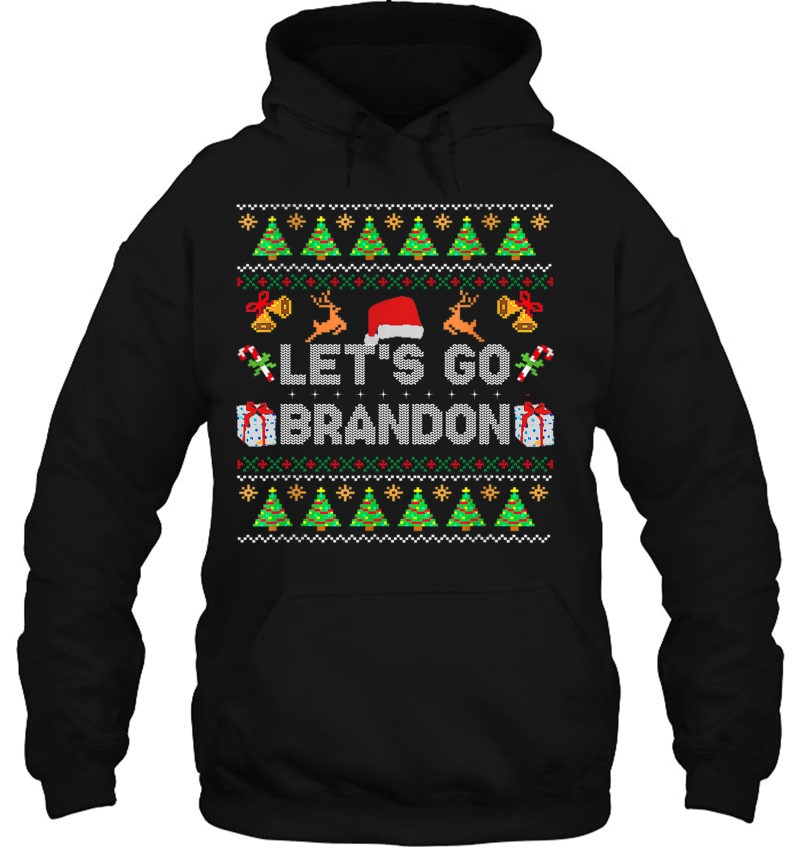 Let's Go Branson Brandon Ugly Christmas Sweater Hoodie
