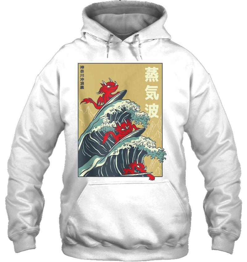 Japanese Style Big Wave Surfing Dragons Zip T-Shirts, Hoodies, SVG ...